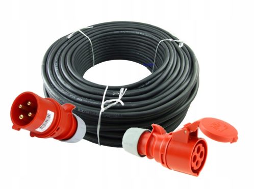 BS Electric единичен удължителен кабел 15 м, 1 бр.контакти, черен