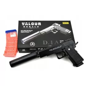    Пистолет Skleplolki D1a с 800 сачми + книга със стикери, комикс Sklep_lolki