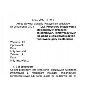   Документи - F-gas процедури fgas fgases за Службата за технически преглед