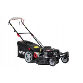    Бензинова косачка за трева с кош NAC, капацитет 166 cm³. кош 75 л, ширина на косене 50 см