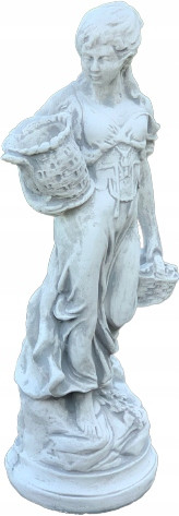  Момиче с кошница, бетонна фигура Grifstone