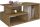  Холна маса Top E shop с рафтове, занаятчийски дъб, 90x51x43 см