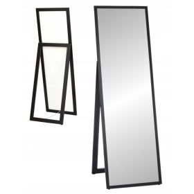   Огледало за баня - Стоящо огледало Profilmat, правоъгълник, дървена рамка, 500 х 1600 мм