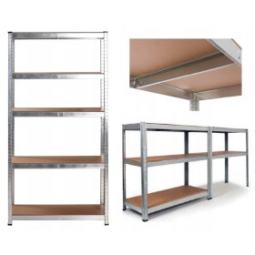    Рафт GardenLine, поцинкован, 90 x 180 x 40 см, нюанси на сивото