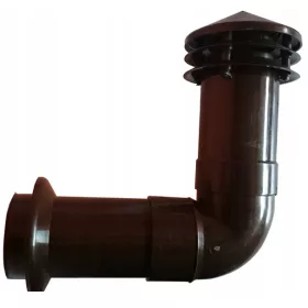   Вентилационни отвори за стени с коляно фи110