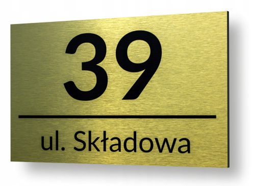 Номер на дом КРОСАРТ 32 х 21 см