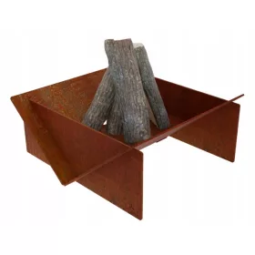    Градинска камина CORTEN STEEL 50x50x20см - VIRIDI