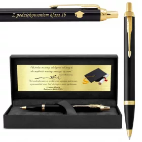    Химикалка Parker IM черна GT с гравиране