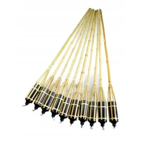   Градинска факла - Бамбукови фенери Dixiestore 150 см