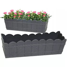    Дървен сандък за тераса, антрацит