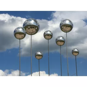    Комплект от 7 сребърни топчета на връх