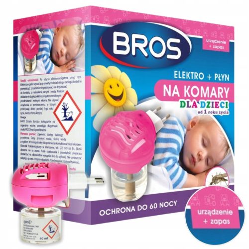  Електрофумигатор с репелент против комари за деца Bros 453 40 мл