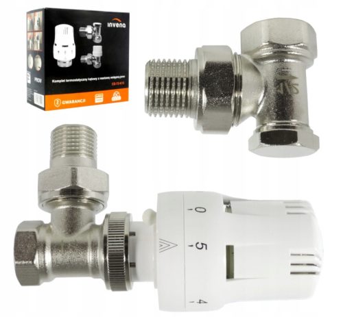 Комплект ъглови термостати Invena CD-72-K15-X