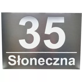 Номер на къща Маркус 35 х 25 см