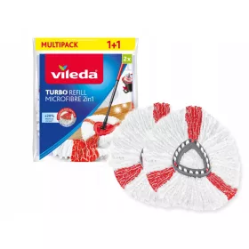   Vileda Easy Wring & Clean Turbo 2в1 ротационна вложка за моп, 14 см