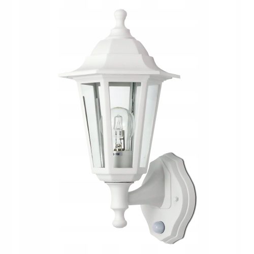 Градинска стенна лампа - Kwazar Luminaire градинска стенна лампа бяла E27 60 W