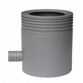  Дъждовник с филтър Marley 80 мм сив