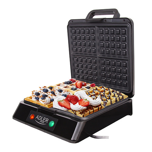  Гофретник Adler AD3036 1500 W сребрист/сив