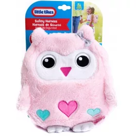    Предпазен колан Little Tikes с розова раница с бухал