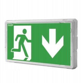   EXIT S LED аварийна лампа, 1W, 1h осветително тяло, сертификат CNBOP