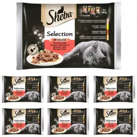    Sheba мокра храна микс от вкусове 0,34 кг