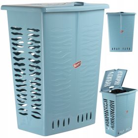    BranQ свободностоящ кош за пране 42л, нюанси на синьо