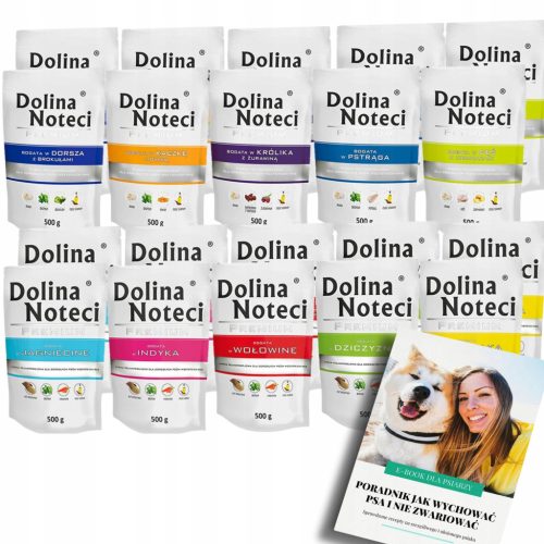  DOLINA NOTECI PREMIUM mora храна саше МИКС ОТ ВКУСОТИ 20x500g + EBOOK DOG