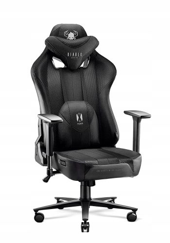  Геймърски стол Diablo Chairs X-Player 2.0, черен плат