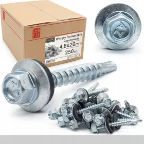   Фермерски винтове Лунфикс 4,8х20 мм 250 бр
