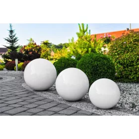    Декоративна градинска топка за градината 38 БЯЛА
