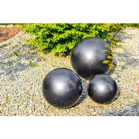    Декоративна градинска топка Era 22см черна