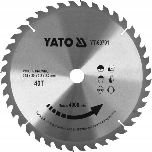  YATO WIDI WOOD SHIELD 315X40TX30MM