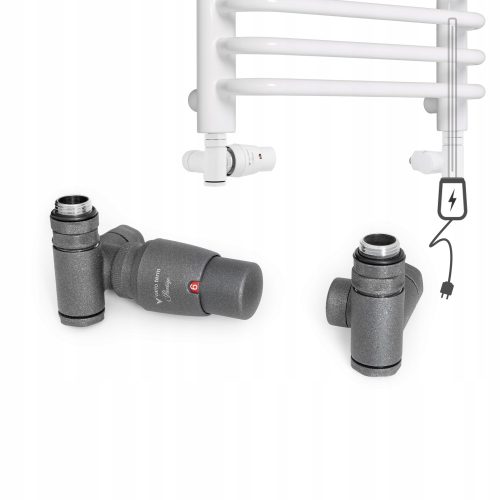 Ъглов термостатен комплект Vario-Term IGS0202CFK-Graphite-Black-Mat