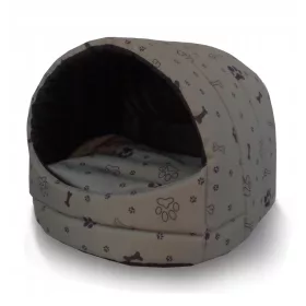    Къща за котка Рекс, многоцветна, овална, 33 см х 38 см