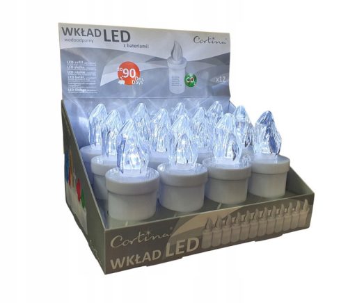  LED вложка за свещи Cortina 10.5 см