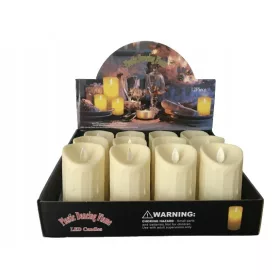   LED Свещи с Движещо се Пламъци, 12 Броя - Идеални за Всякакви Поводи