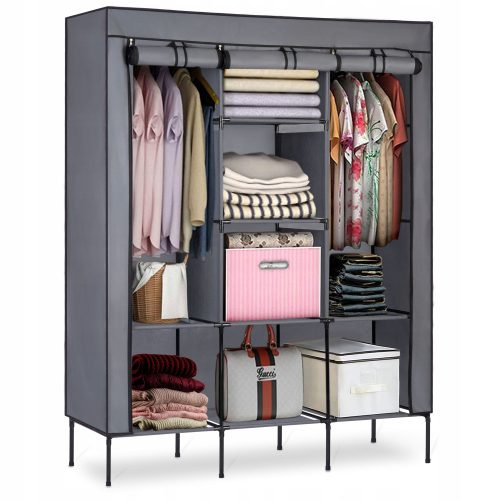  Гардероб Massido TEXTILE 130 x 175 x 45 см графит