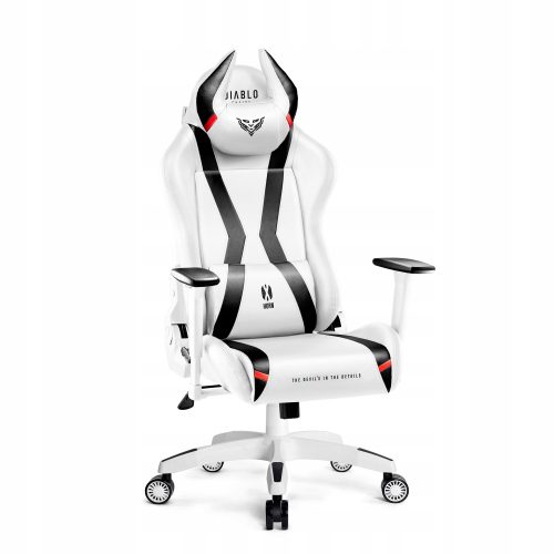  Въртящо се кресло Diablo Chairs, бяло