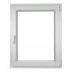 PVC прозорец 100 X 120 / 1000 X 1200 Ru/P Бял