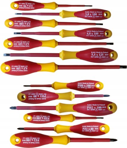  Комплект изолирани отвертки K&K KK31 13 бр