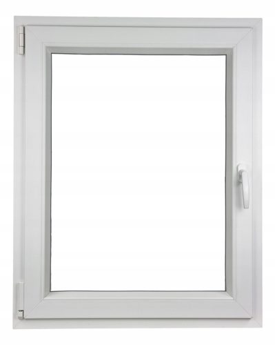 PVC прозорец 60 X 80 / 600 X 800 RU/L бял 24H