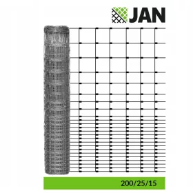   МРЕЖА ЗА ГОРСКА ОГРАДА 200/25/15L 50м + КАЛЕЦИ
