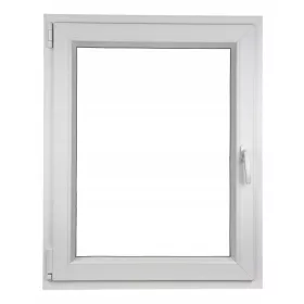 PVC дограма 90 X 100 / 900 X 1000 Ru/L Бяла