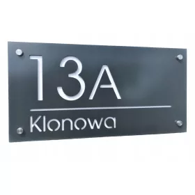 Номер на къща км бродерия 40 х 20 см