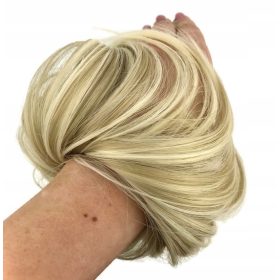    Шина, къс синтетичен косъм, светло русо, дамски остров за коса