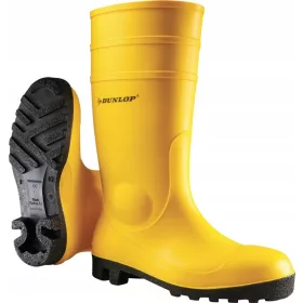   Гумени работни обувки Dunlop Protomastor 142YP, жълти - S5 SRA, размер 43