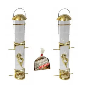    ХРАНИЛКА ЗА ПТИЦИ ГОЛЯМА ТУБА ХРАНА ХРАНА 7 х 44см