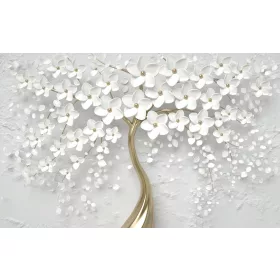   Фототапет ЗЛАТНО ДЪРВО листа цветя 294x260