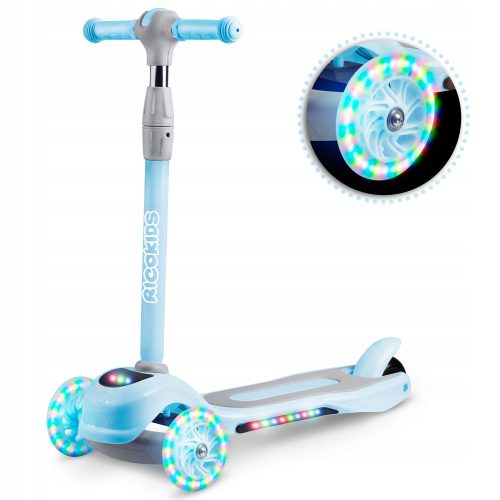  Триколесен скутер Ricokids Piko розов 765001