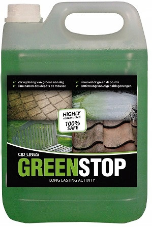  Премахва водорасли, мъх, зелена утайка, GREENSTOP 5L ЕФЕКТИВЕН